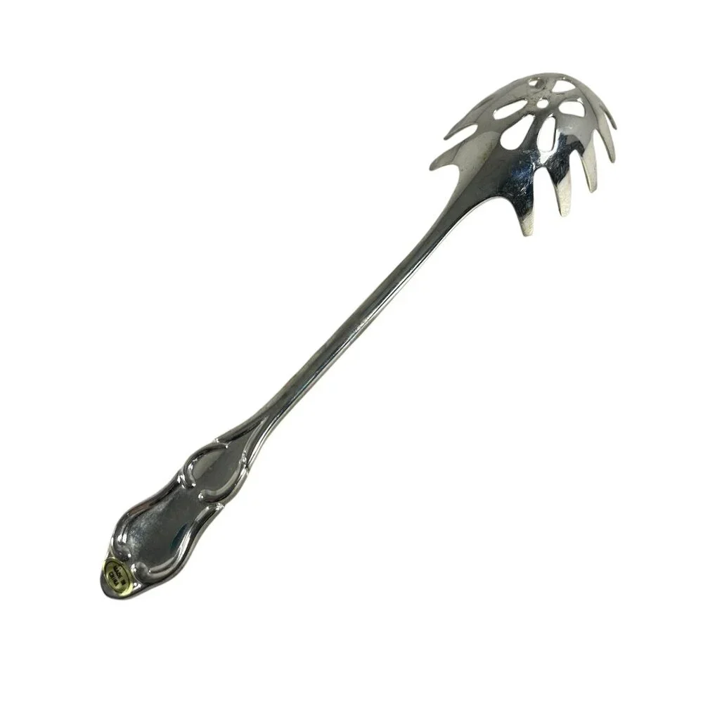 Steel Spaghetti Server Pasta Serving Spoon Fork Pierced Claw Server